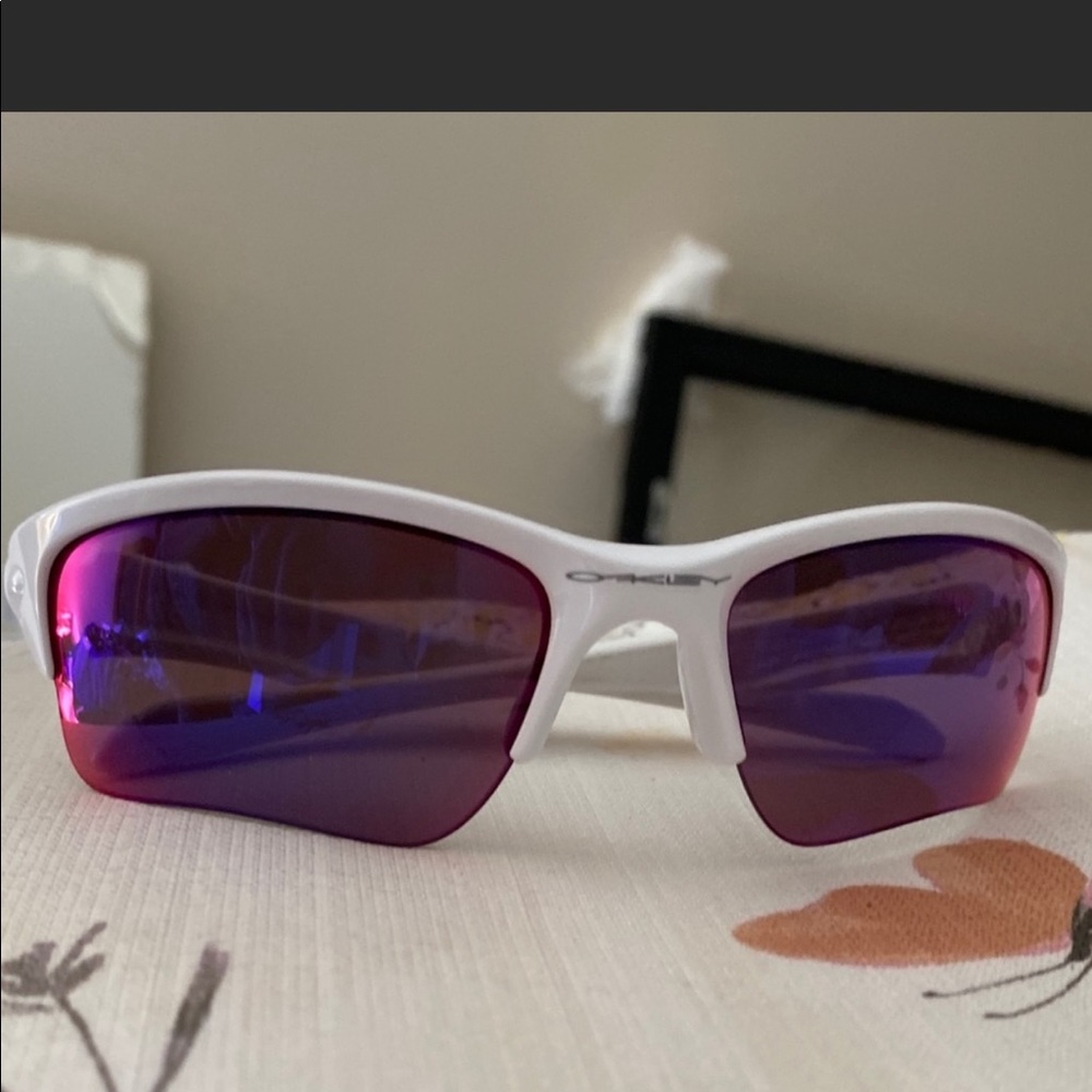 💕HP💕2 Oakley sunglasses purple pink polarized - Picture 5 of 13